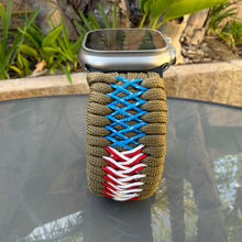 Lade das Bild in den Galerie-Viewer, Personalized Paracord Watch Band for Apple Watch Series 1-11, Ultra, Ultra 2, Ultra 3, and SE (watch not included).
