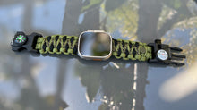 Cargar imagen en el visor de la galería, Paracord Watch Band compatible with Apple Watch  Series 1, 2, 3, 4, 5, 6, 7, 8, 9, Ultra, Ultra 2 &amp; SE (watch not included)
