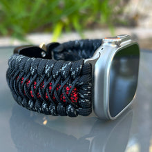 Cargar imagen en el visor de la galería, Paracord Watch Band compatible with Apple Watch  Series 1, 2, 3, 4, 5, 6, 7, 8, Ultra &amp; SE (watch not included)
