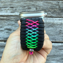 Charger l'image dans la galerie, Personalized Paracord Watch Band for Apple Watch Series 1-11, Ultra, Ultra 2, Ultra 3, and SE (watch not included).
