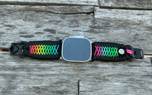 Charger l'image dans la galerie, Personalized Paracord Watch Band for Apple Watch Series 1-11, Ultra, Ultra 2, Ultra 3, and SE (watch not included).

