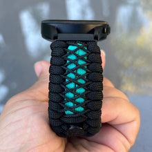 Cargar imagen en el visor de la galería, Paracord Watchband compatible with Samsung Galaxy Watch Ultra, Galaxy Watch 3, Galaxy Watch 4, Galaxy Watch 5, Galaxy Watch 6, Galaxy Watch 7 (watch not included)
