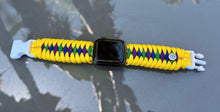 Cargar imagen en el visor de la galería, Paracord Watch Band compatible with Apple Watch  Series 1, 2, 3, 4, 5, 6, 7, 8, 9, Ultra, Ultra 2 &amp; SE (watch not included)
