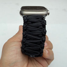 Load image into Gallery viewer, Personalized Paracord Watch Band for Apple Watch Series 1-11, Ultra, Ultra 2, Ultra 3, and SE (watch not included).
