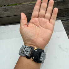 Load image into Gallery viewer, Personalized Paracord Watch Band for Apple Watch Series 1-11, Ultra, Ultra 2, Ultra 3, and SE (watch not included).
