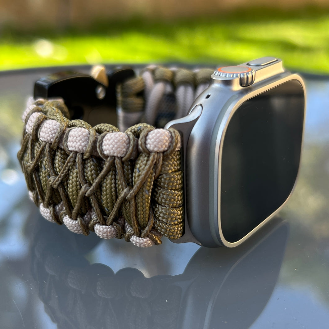 Paracord watch band sales for apple watch