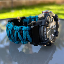 Cargar imagen en el visor de la galería, Personalized Paracord Watchband compatible with Casio G-SHOCK (watch not included)
