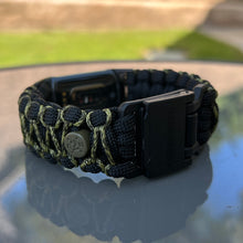 Load image into Gallery viewer, Paracord Watch Band compatible with Fitbit Charge 2, Charge 3, Charge 4 &amp; Charge 5 (Watch not included)
