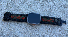 Cargar imagen en el visor de la galería, Paracord Watch Band compatible with Apple Watch  Series 1, 2, 3, 4, 5, 6, 7, 8, 9, Ultra, Ultra 2 &amp; SE (watch not included)
