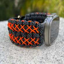 Cargar imagen en el visor de la galería, Paracord Watch Band compatible with Apple Watch  Series 1, 2, 3, 4, 5, 6, 7, 8, 9, Ultra, Ultra 2 &amp; SE (watch not included)
