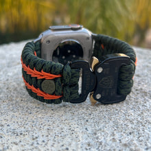 Cargar imagen en el visor de la galería, Paracord Watch Band compatible with Apple Watch  Series 1, 2, 3, 4, 5, 6, 7, 8, Ultra &amp; SE (watch not included)
