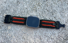 Cargar imagen en el visor de la galería, Paracord Watch Band compatible with Apple Watch  Series 1, 2, 3, 4, 5, 6, 7, 8, Ultra &amp; SE (watch not included)
