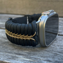 Cargar imagen en el visor de la galería, Paracord Watch Band compatible with Apple Watch  Series 1, 2, 3, 4, 5, 6, 7, 8, 9, Ultra, Ultra 2 &amp; SE (watch not included)
