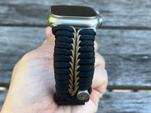 Cargar imagen en el visor de la galería, Paracord Watch Band compatible with Apple Watch  Series 1, 2, 3, 4, 5, 6, 7, 8, 9, Ultra, Ultra 2 &amp; SE (watch not included)
