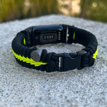 Cargar imagen en el visor de la galería, Paracord Watch Band compatible with Fitbit Charge 2, Charge 3, Charge 4 &amp; Charge 5 (Watch not included)
