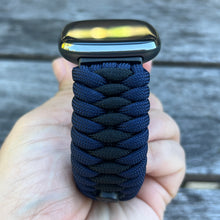 Load image into Gallery viewer, Paracord Watch Band compatible with Fitbit Versa 1, Versa Lite, Versa 2, Versa 3, Versa 4, Sense, Sense 2 (watch not included).
