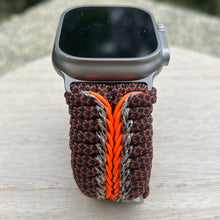 Cargar imagen en el visor de la galería, Paracord Watch Band compatible with Apple Watch  Series 1, 2, 3, 4, 5, 6, 7, 8, 9, Ultra, Ultra 2 &amp; SE (watch not included)
