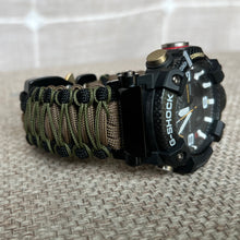 Cargar imagen en el visor de la galería, Personalized Paracord Watchband compatible with Casio G-SHOCK (watch not included)
