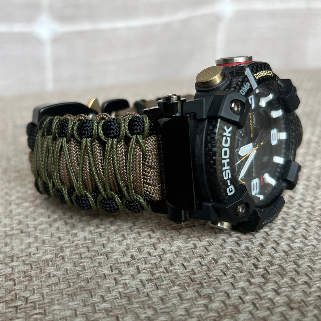 Personalized Paracord Watchband compatible with Casio G-SHOCK (watch not included)