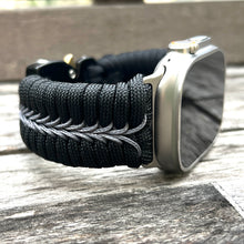 Cargar imagen en el visor de la galería, Paracord Watch Band compatible with Apple Watch  Series 1, 2, 3, 4, 5, 6, 7, 8, 9, Ultra, Ultra 2 &amp; SE (watch not included)
