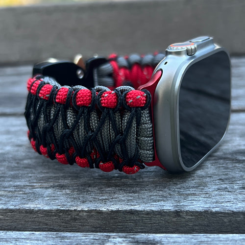 Miltary Style Apple Watch Ultra Paracord Band | Infinity Loops, Copper / (S) 135-150mm / 38 / 40 / 41