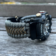 Cargar imagen en el visor de la galería, Personalized Paracord Watchband compatible with Casio G-SHOCK (watch not included)
