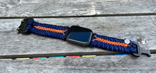 Cargar imagen en el visor de la galería, Paracord Watch Band compatible with Apple Watch  Series 1, 2, 3, 4, 5, 6, 7, 8, 9, Ultra, Ultra 2 &amp; SE (watch not included)
