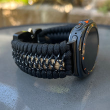 Cargar imagen en el visor de la galería, Paracord Watchband compatible with Samsung Galaxy Watch Ultra, Galaxy Watch 3, Galaxy Watch 4, Galaxy Watch 5, Galaxy Watch 6, Galaxy Watch 7 (watch not included)
