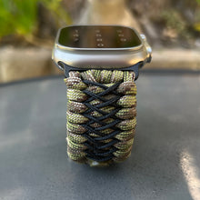 Cargar imagen en el visor de la galería, Paracord Watch Band compatible with Apple Watch  Series 1, 2, 3, 4, 5, 6, 7, 8, 9, Ultra, Ultra 2 &amp; SE (watch not included)
