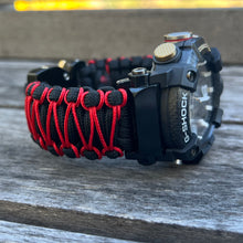 Charger l&#39;image dans la galerie, Personalized Paracord Watchband compatible with Casio G-SHOCK (watch not included)
