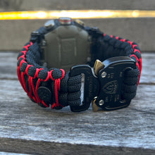 Cargar imagen en el visor de la galería, Personalized Paracord Watchband compatible with Casio G-SHOCK (watch not included)
