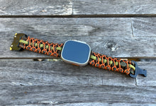 Cargar imagen en el visor de la galería, Paracord Watch Band compatible with Apple Watch  Series 1, 2, 3, 4, 5, 6, 7, 8, 9, Ultra, Ultra 2 &amp; SE (watch not included)
