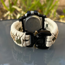 Cargar imagen en el visor de la galería, Personalized Tan Paracord Watchband compatible with Casio G-SHOCK (watch not included)
