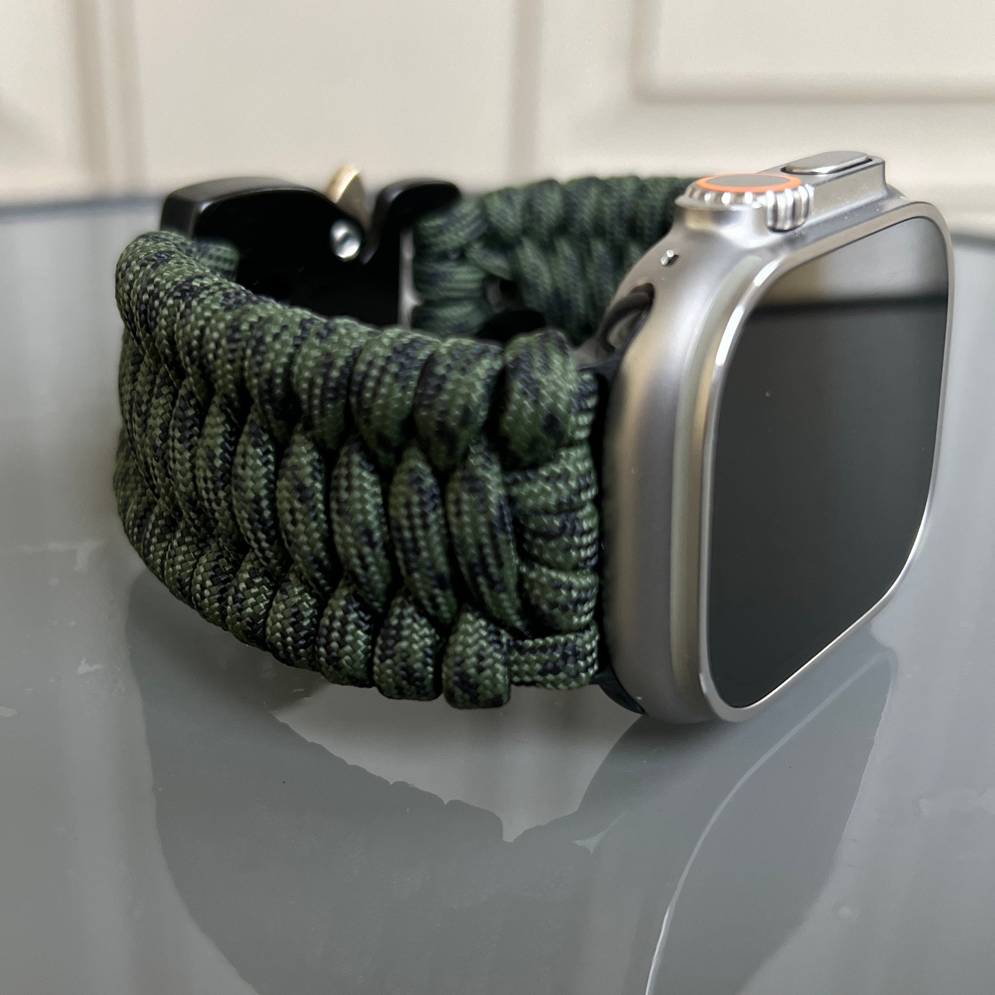 Paracord Watch Band for Apple Watch Series 1, 2, 3, 4, 5, 6, 7, 8, Ultra, and SE (watch not buying included)