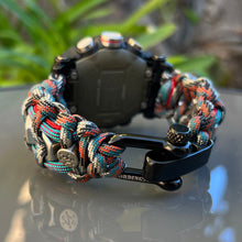 Cargar imagen en el visor de la galería, Personalized Paracord Watchband compatible with Casio G-SHOCK (watch not included)
