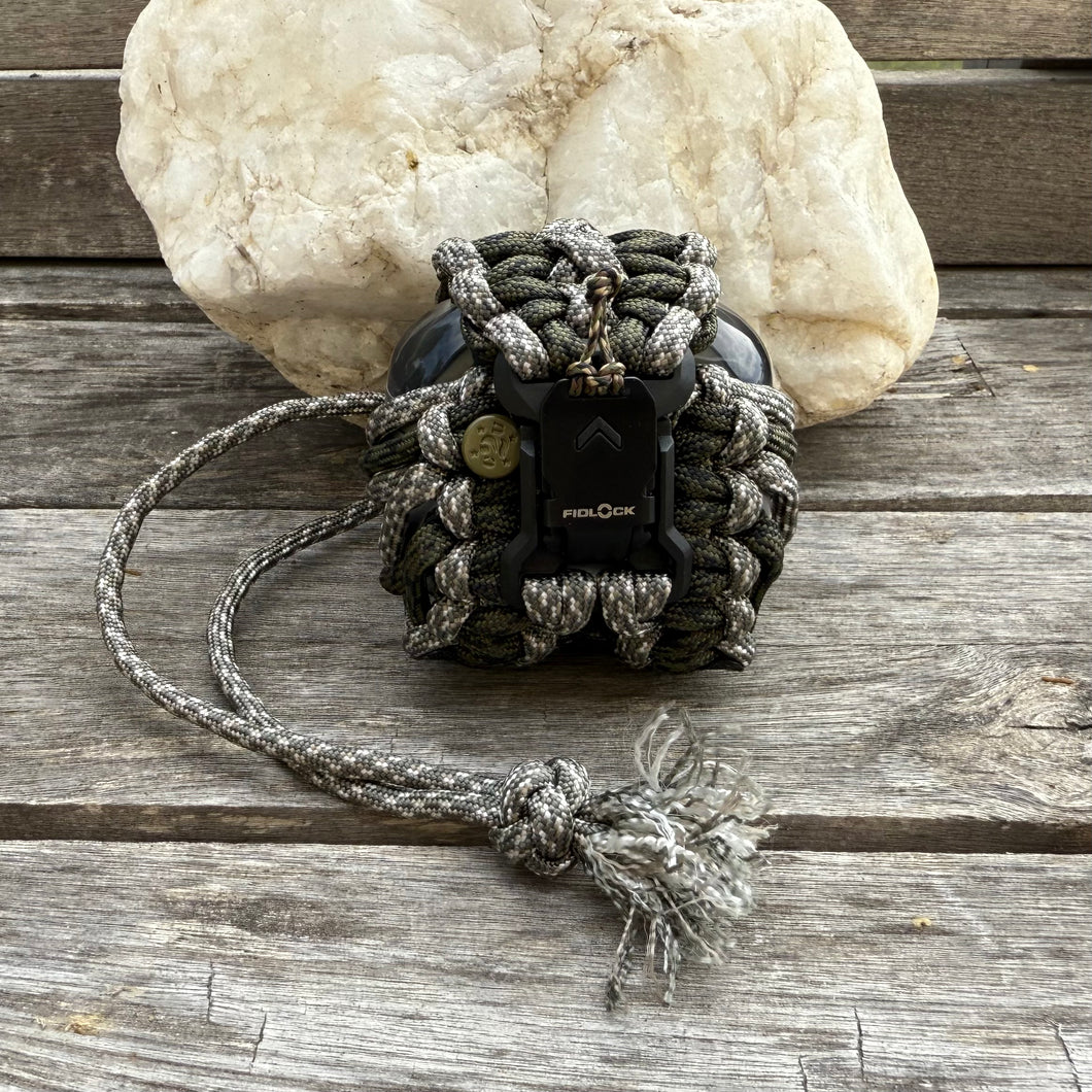 Paracord Buds case compatible with PowerBeats Pro, AirPods Pro 1 and 2, AirPods 3 and 4, Galaxy Buds 3/3 Pro(earbuds and case not included).