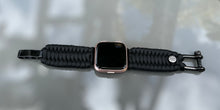 Load image into Gallery viewer, Paracord Watch Band compatible with Fitbit Versa 1, Versa Lite, Versa 2, Versa 3, Versa 4, Sense, Sense 2 (watch not included).
