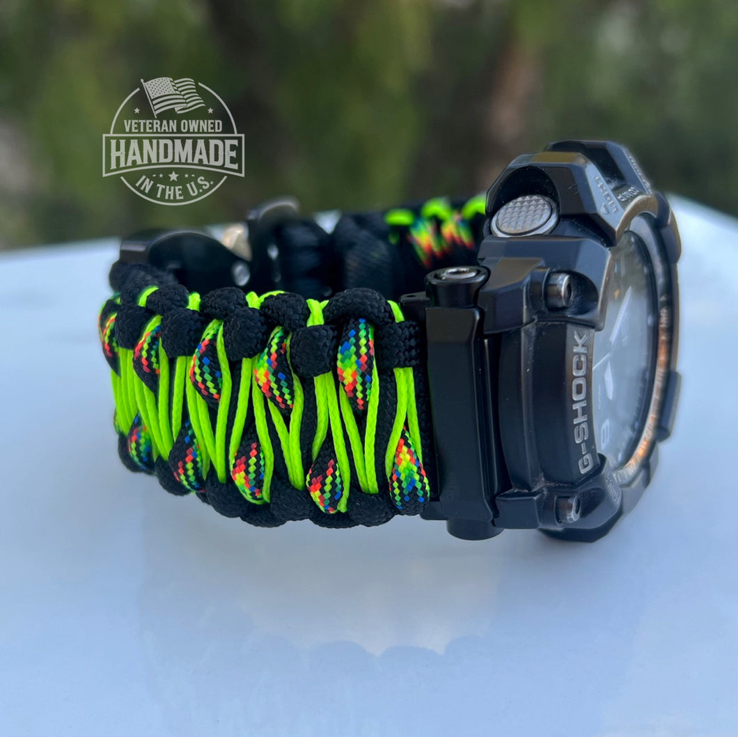 Personalized Paracord Watchband compatible with Casio G-SHOCK (watch not included)