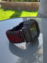Laden und Abspielen von Videos im Galerie-Viewer, Personalized Paracord Watchband compatible with Casio G-SHOCK (watch not included)
