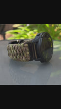 Laden und Abspielen von Videos im Galerie-Viewer, Paracord Watchband compatible with Garmin Approach, D2, Descent, Enduro, Epix (Gen 2), Fenix, Forerunner 230/235/630/735XT/935/955, Instinct, MARQ, Tactix, Quatix (watch not included).
