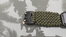 Cargar y reproducir el video en el visor de la galería, Paracord Watch Band compatible with Apple Watch  Series 1, 2, 3, 4, 5, 6, 7, 8, 9, Ultra, Ultra 2 &amp; SE (watch not included)
