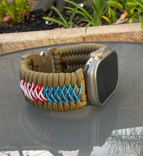 Laden und Abspielen von Videos im Galerie-Viewer, Personalized Paracord Watch Band for Apple Watch Series 1-11, Ultra, Ultra 2, Ultra 3, and SE (watch not included).
