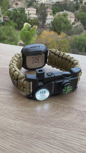 Laden und Abspielen von Videos im Galerie-Viewer, Paracord Watch Band compatible with Fitbit Versa 1, Versa Lite, Versa 2, Versa 3, Versa 4, Sense, Sense 2 (watch not included).
