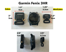 Cargar imagen en el visor de la galería, Paracord Watchband compatible with Garmin Approach, D2, Descent, Enduro, Epix (Gen 2), Fenix, Forerunner 230/235/630/735XT/935/955, Instinct, MARQ, Tactix, Quatix (watch not included).
