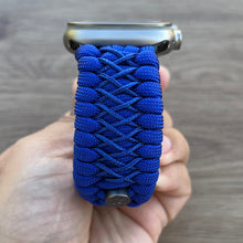 Cargar imagen en el visor de la galería, Paracord Watch Band compatible with Apple Watch  Series 1, 2, 3, 4, 5, 6, 7, 8, Ultra &amp; SE (watch not included).
