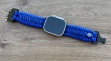 Cargar imagen en el visor de la galería, Paracord Watch Band compatible with Apple Watch  Series 1, 2, 3, 4, 5, 6, 7, 8, Ultra &amp; SE (watch not included).
