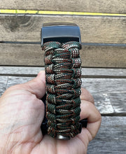 Cargar imagen en el visor de la galería, Paracord Watch Band compatible with Fitbit Charge 2, Charge 3, Charge 4 &amp; Charge 5 (Watch not included)
