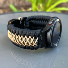 Cargar imagen en el visor de la galería, Paracord Watchband compatible with Samsung Galaxy Watch 3, Galaxy Watch 4, Galaxy Watch 5, Galaxy Watch 6 (watch not included)
