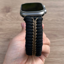 Load image into Gallery viewer, Paracord Watch Band compatible with Apple Watch  Series 1, 2, 3, 4, 5, 6, 7, 8, 9, Ultra, Ultra 2 &amp; SE (watch not included)
