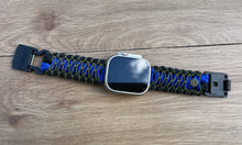 Cargar imagen en el visor de la galería, Paracord Watch Band compatible with Apple Watch  Series 1, 2, 3, 4, 5, 6, 7, 8, 9, Ultra, Ultra 2 &amp; SE (watch not included)
